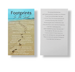Load image into Gallery viewer, Footprints in the Sand Pocket Card (set of five)
