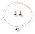 Load image into Gallery viewer, Starry Night Necklace &amp; Earring Set
