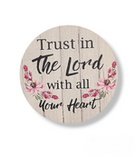 Load image into Gallery viewer, Trust in The Lord With All Your Heart Coaster
