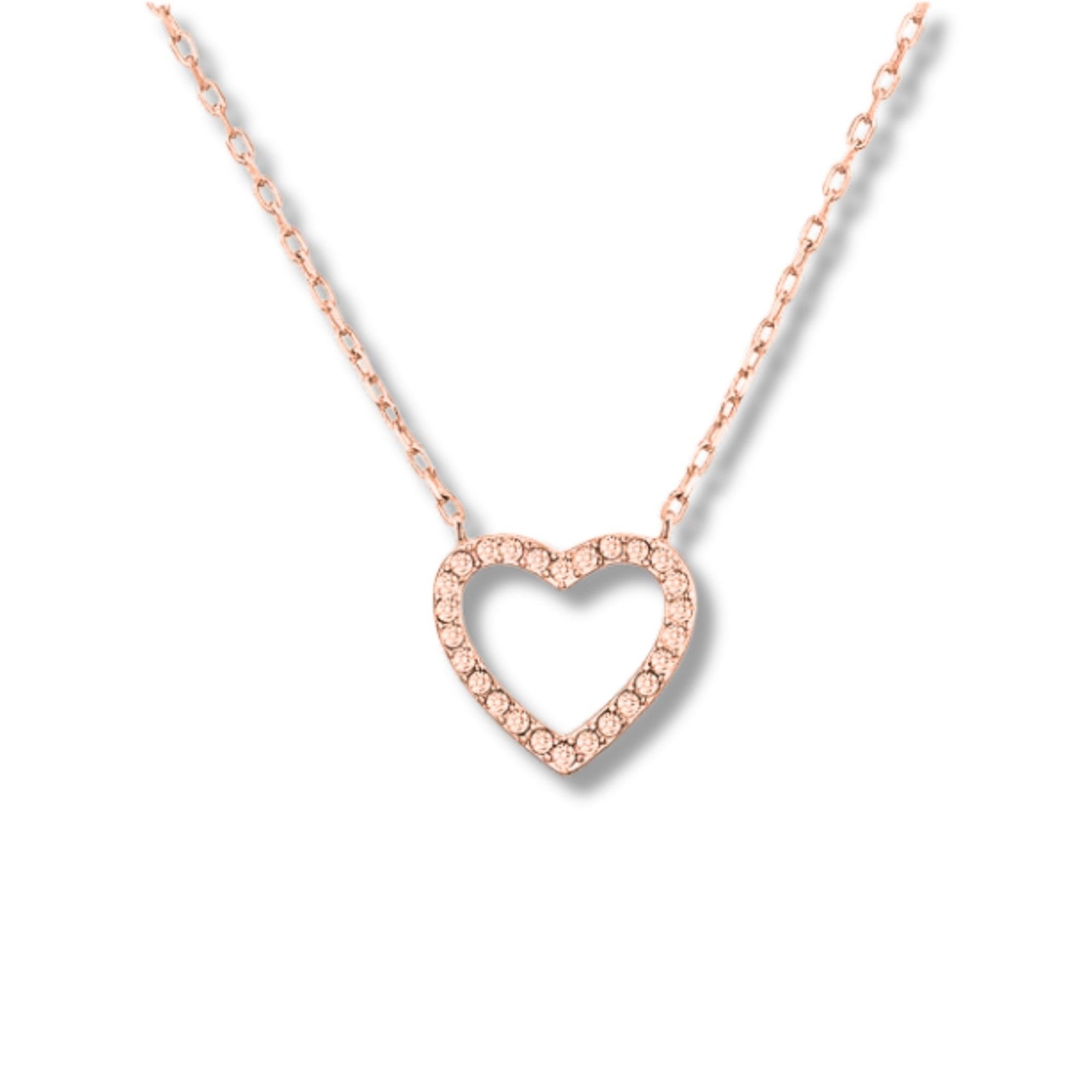 Rose Gold Treasured Love Necklace