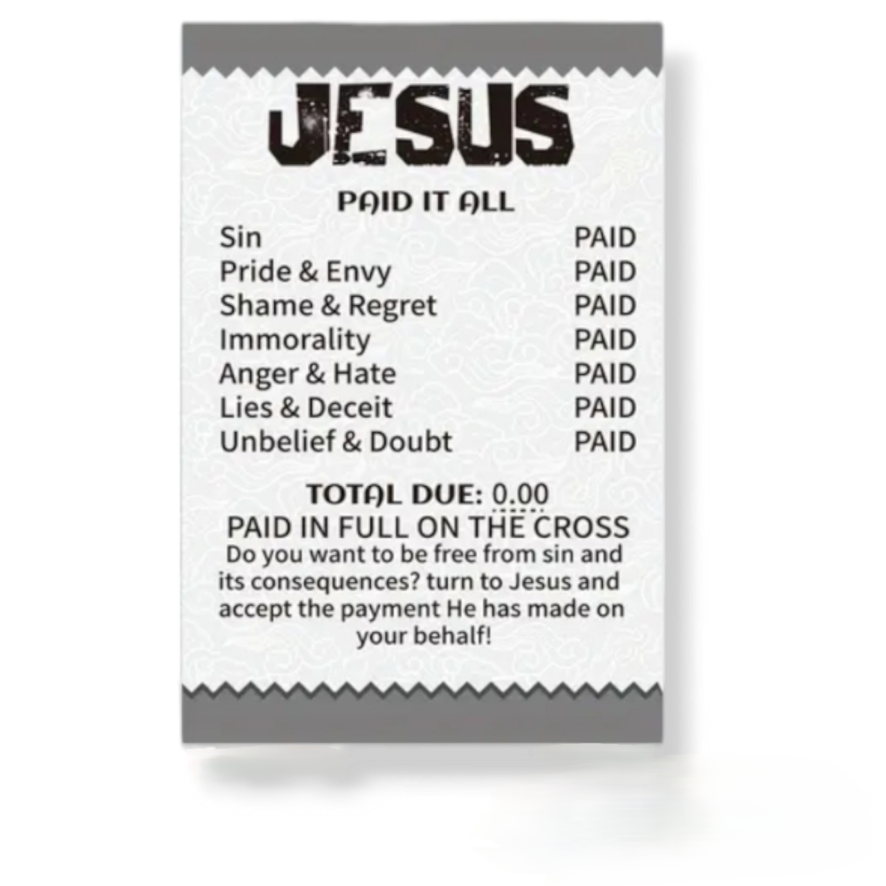 Paid In Full (set of five wallet cards)