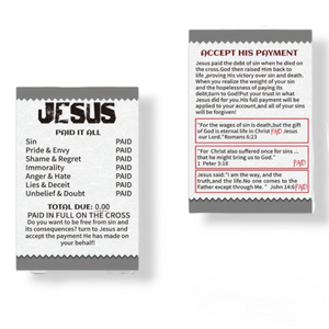 Paid In Full (set of five wallet cards)