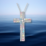 Load image into Gallery viewer, Take up Your Cross Necklace
