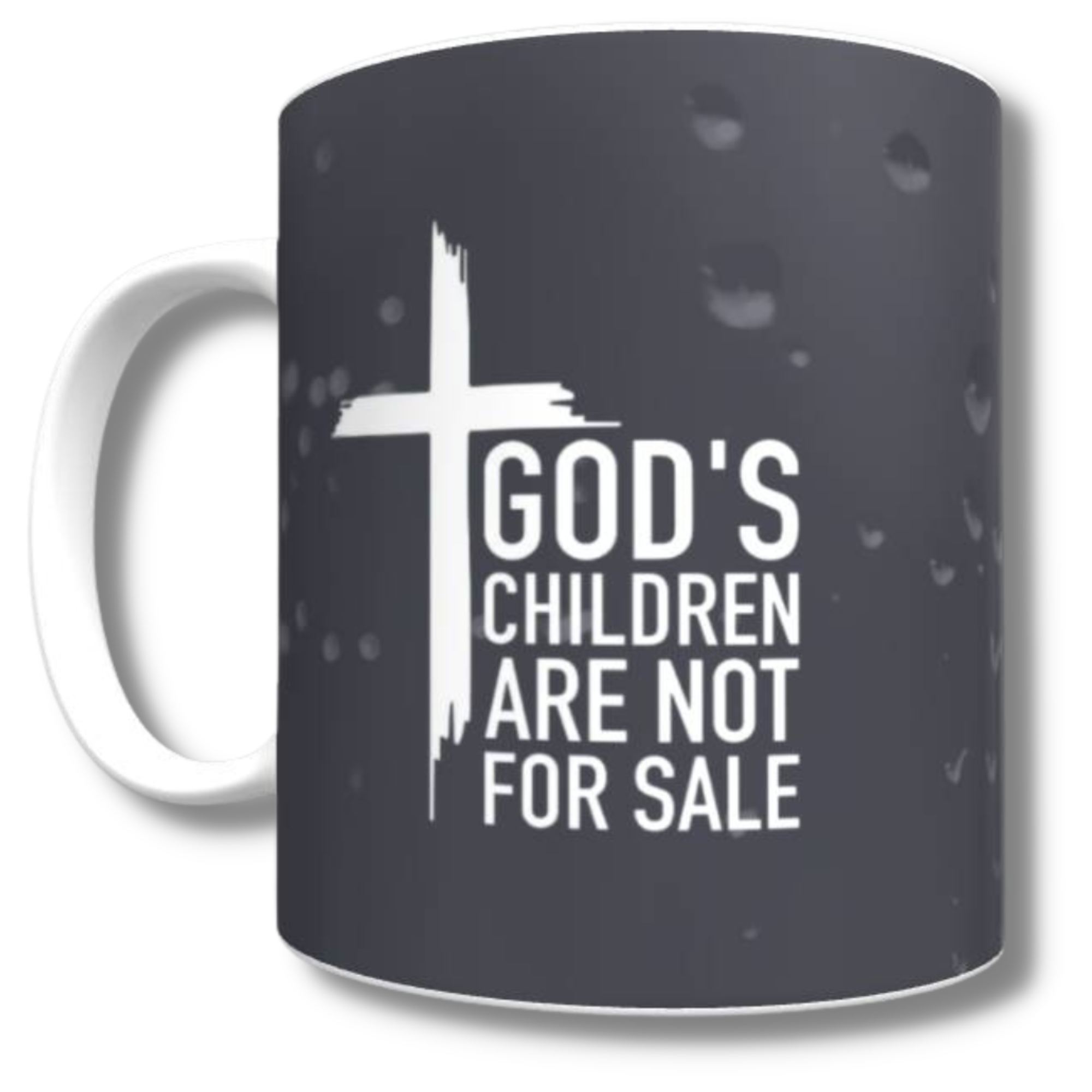 God's Children are not for Sale Mug (Rain)