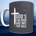 Load image into Gallery viewer, God&#39;s Children are not for Sale Mug (Rain)
