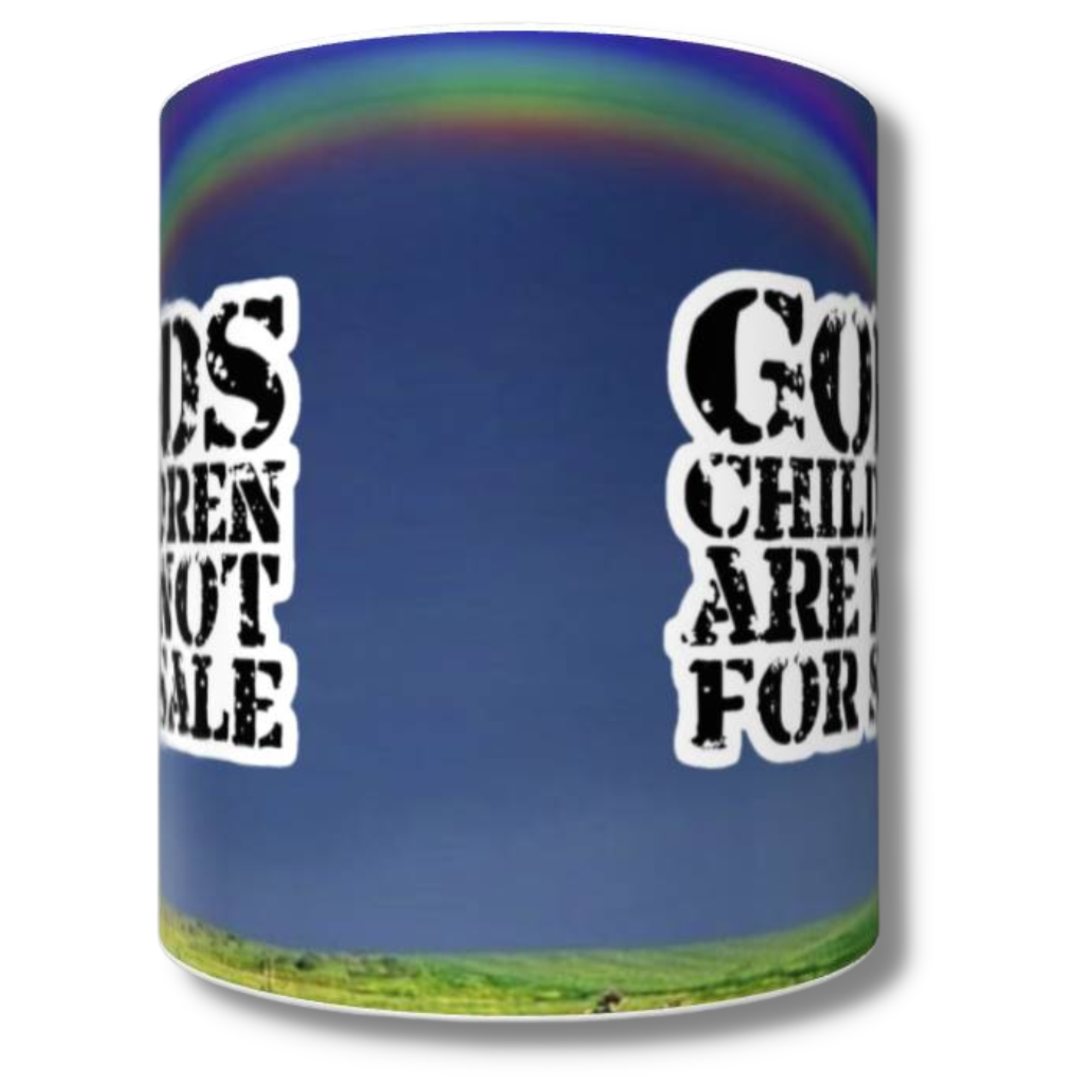 God's Children are not for Sale Mug (Rainbow)