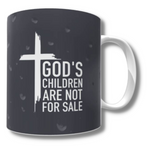 Load image into Gallery viewer, God&#39;s Children are not for Sale Mug (Rain)
