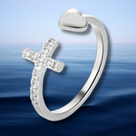 Load image into Gallery viewer, Love on the Cross Ring
