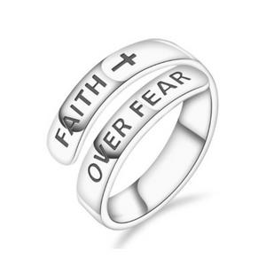 Faith Over Fear Ring