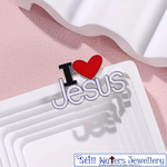 Load image into Gallery viewer, I Love Jesus Brooch
