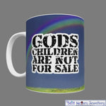 Load and play video in Gallery viewer, God&#39;s Children are not for Sale Mug (Rainbow)
