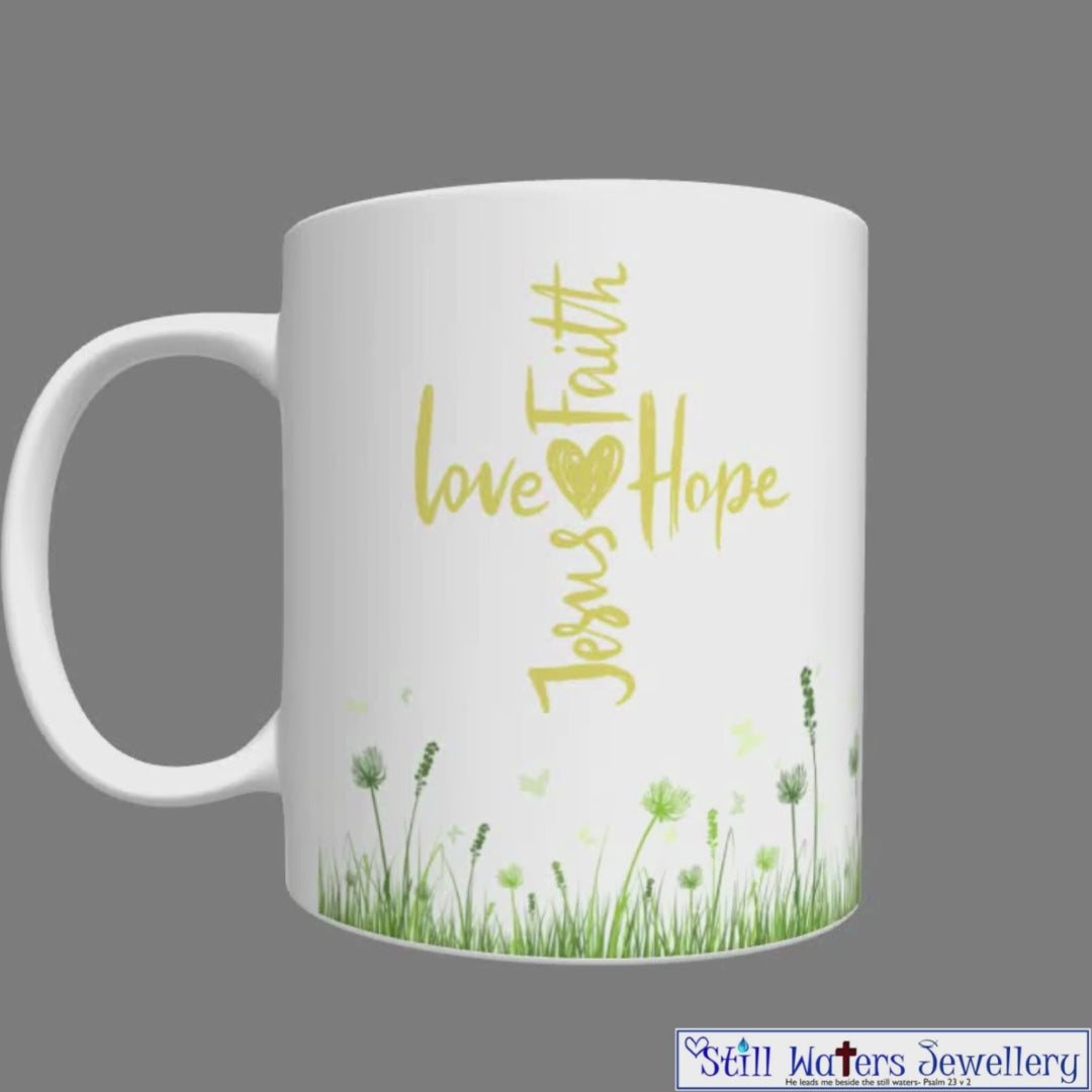 Love, Faith & Hope Easter Mug