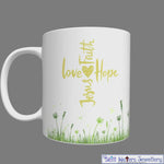 Load and play video in Gallery viewer, Love, Faith &amp; Hope Easter Mug
