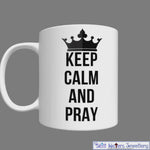 Load and play video in Gallery viewer, Keep Calm and Pray Mug
