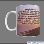 Load and play video in Gallery viewer, Love is Patient Mug
