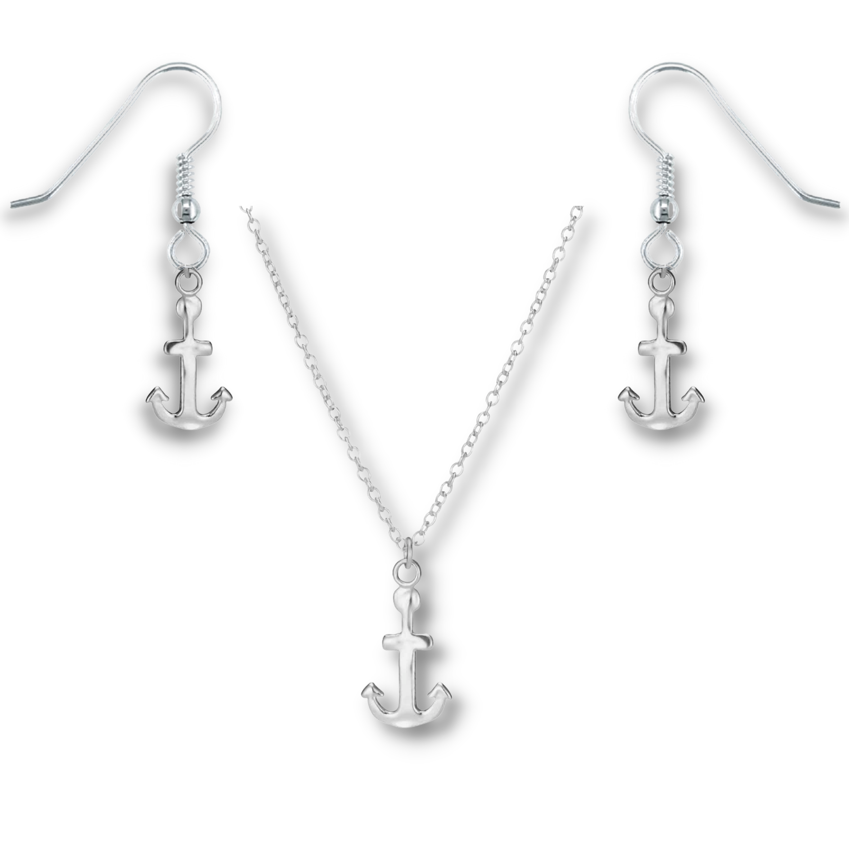 Your Love is the Anchor Necklace & Earring Set