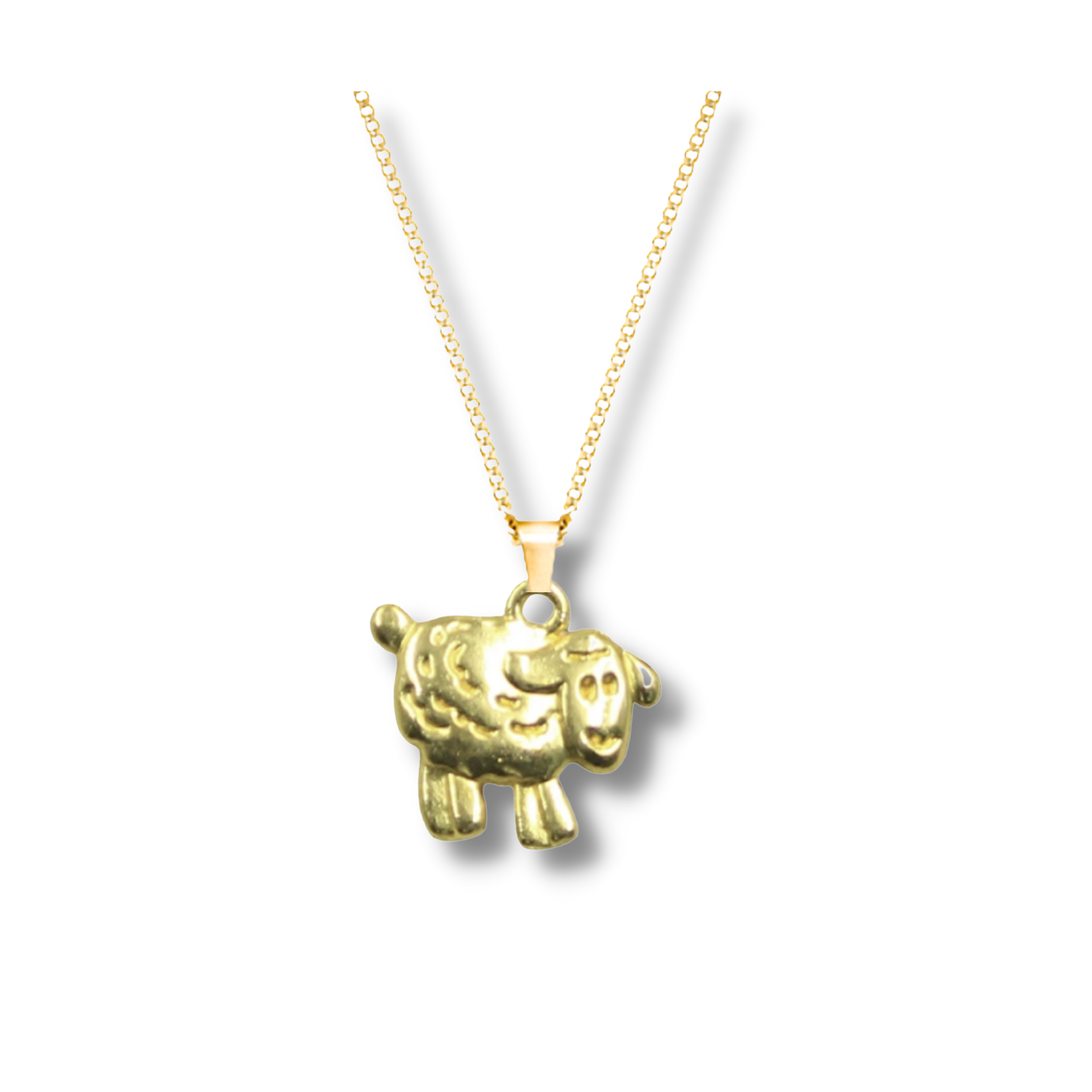 Golden Lost Sheep Necklace
