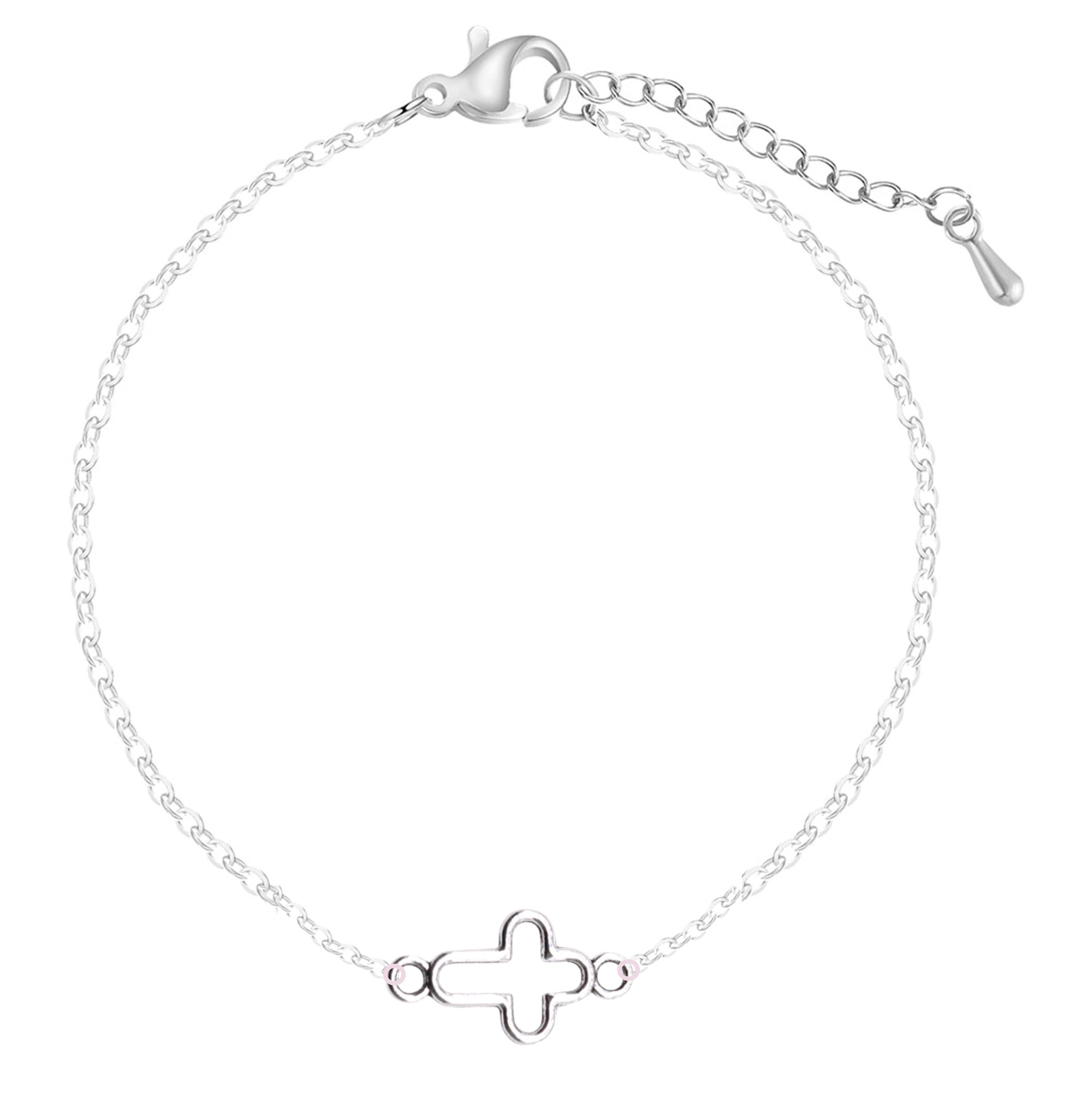 Hollow Cross Bracelet