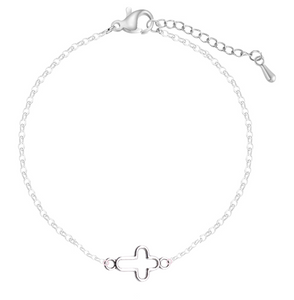 Hollow Cross Bracelet