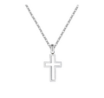 Load image into Gallery viewer, Hollow Cross Necklace &amp; Earring Set
