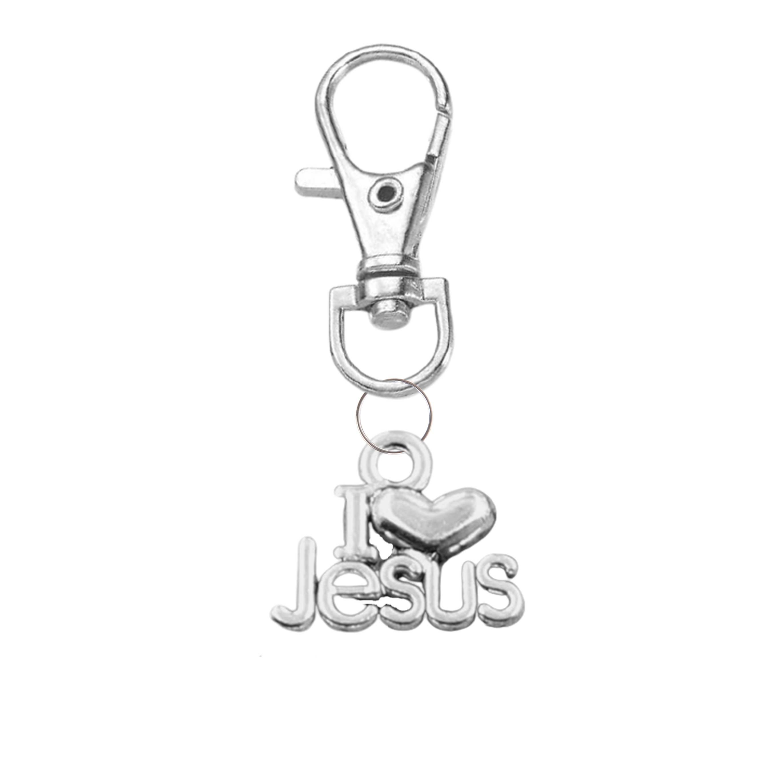 I Love Jesus Keyring