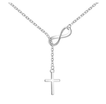 Load image into Gallery viewer, Infinite Cross Necklace
