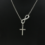 Load image into Gallery viewer, Infinite Cross Necklace
