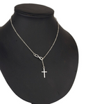 Load image into Gallery viewer, Infinite Cross Necklace
