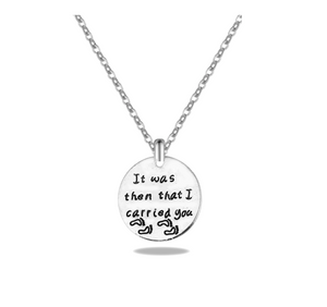 Footprints Necklace