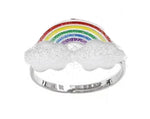 Load image into Gallery viewer, Children&#39;s Rainbow Promise Necklace, Bracelet and Ring Set
