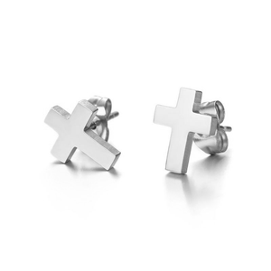 Cross Stud Earrings