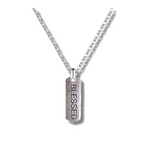 Load image into Gallery viewer, Blessed Tag Necklace
