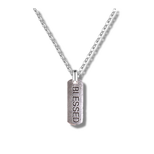 Blessed Tag Necklace