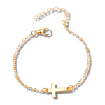 Load image into Gallery viewer, Golden Cross Bracelet
