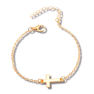 Golden Cross Bracelet