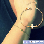 Load image into Gallery viewer, Golden Cross Bracelet
