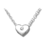 Load image into Gallery viewer, Sterling Silver Inside my Heart Necklace

