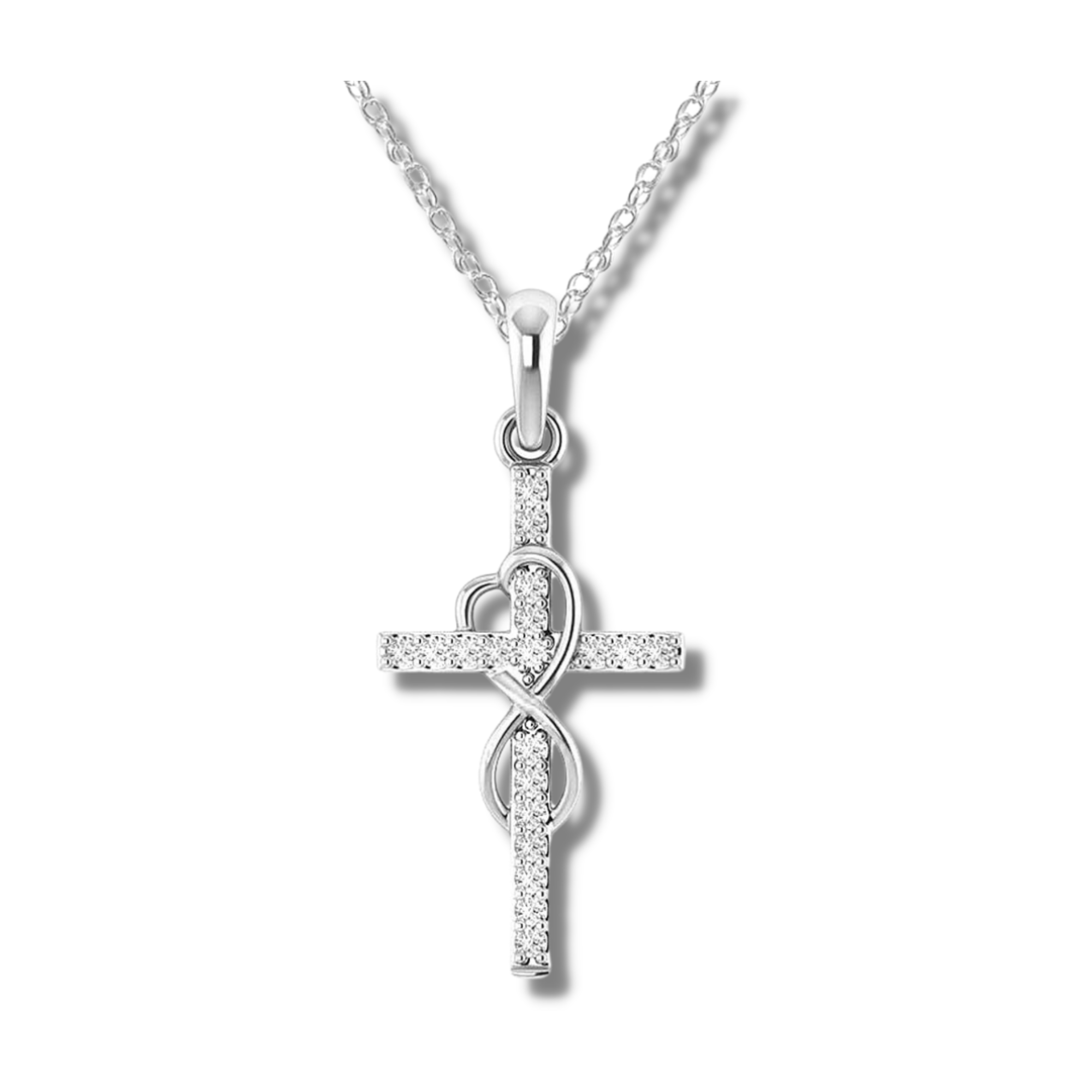 Loved for Eternity Necklace (Silver)