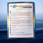 Load image into Gallery viewer, The 10 Commandments Photo Frame Card
