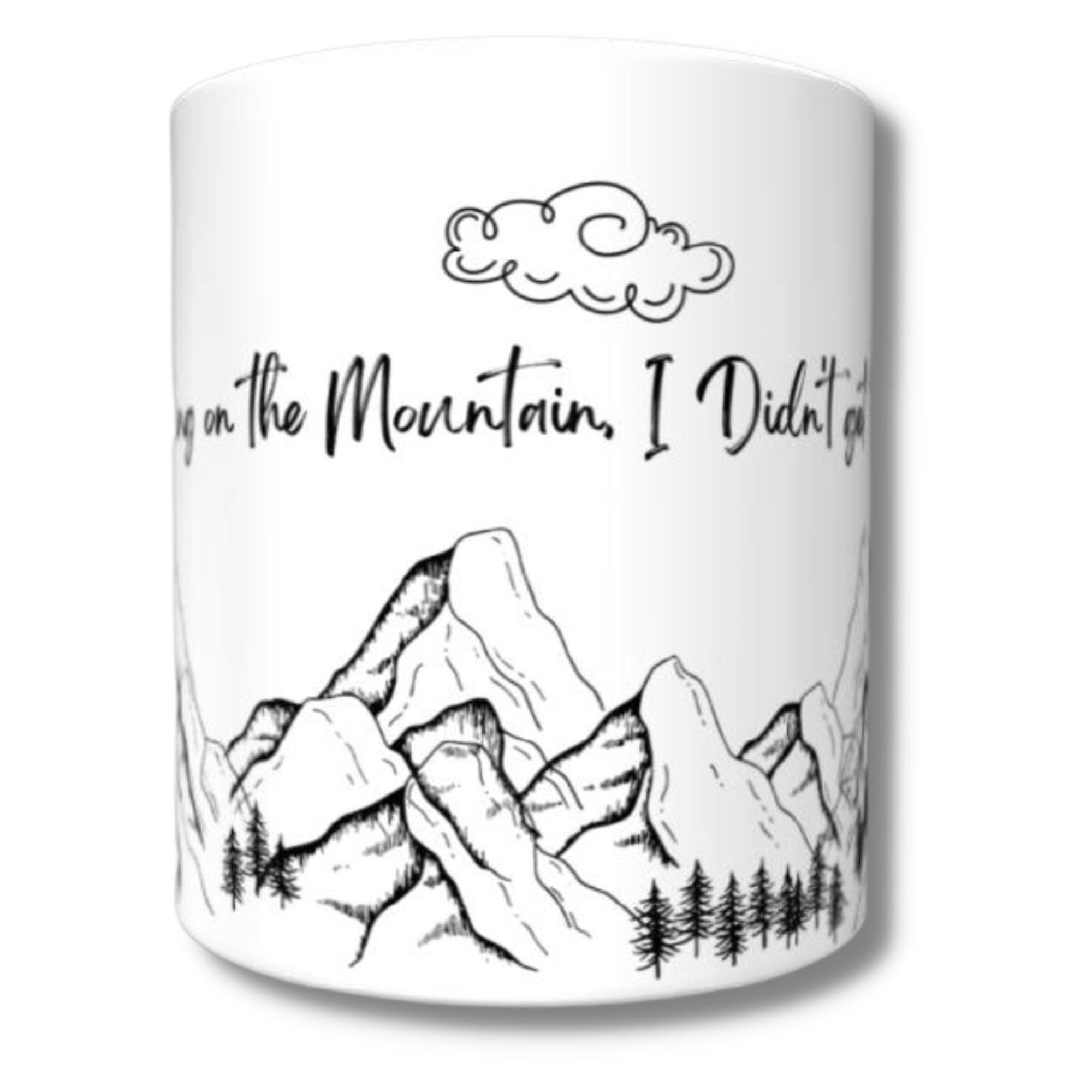 Standing on the Mountains Mug