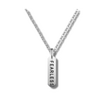Load image into Gallery viewer, Fearless Tag Necklace
