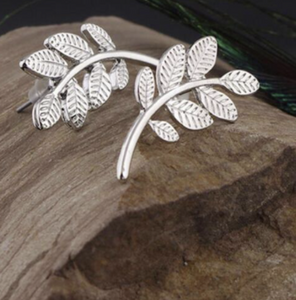 Branch of Peace Earrings (Silver)